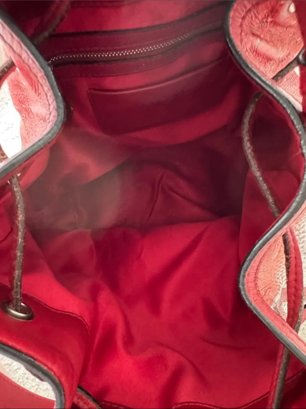 Moschino Red & Silver Coca-Cola Graphic Crossbody Bag